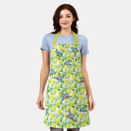 Lemon & Bluebird  Pattern  Geel Schort