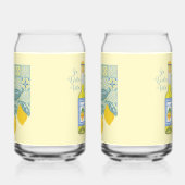 Lemon Boerderij Retro Blikvorm Glas (Links)