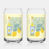 Lemon Boerderij Retro Blikvorm Glas (Achterkant)