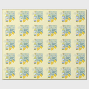 Lemon Boerderij Retro Cadeaupapier