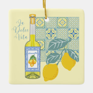Lemon Boerderij Retro Keramisch Ornament