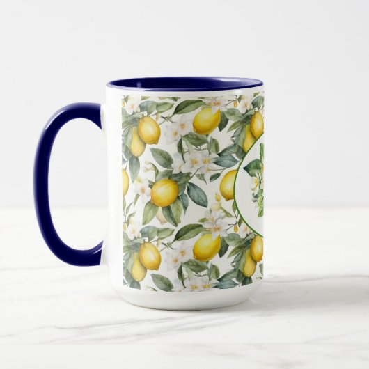  Lemon Boom Waterverf Art Mok (Links)