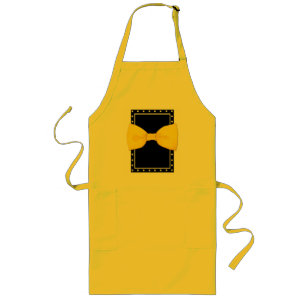 Lemon Bowtie Apron Lang Schort
