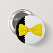 Lemon Bowtie Button (Voorkant /achterkant)