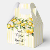 Lemon Branch Mediterraan Zomer Bruids Brunch Bedankdoosjes (Voorkant)