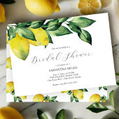 Lemon Bridal douche uitnodigingen | Horizontaal