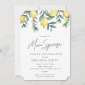 Lemon Bridal Shower invitation main squeeze (Devant)