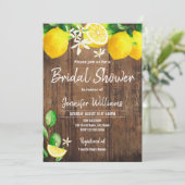 Lemon Bridal Shower Kaart (Staand voorkant)