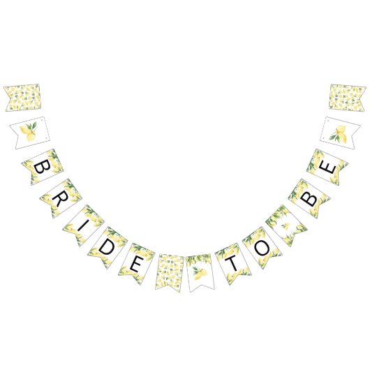 Lemon Bride is Vrijgezellenfeest die vlaggen bunde Vlaggetjes (Alle)