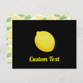 Lemon Briefkaart (Voorkant / Achterkant)