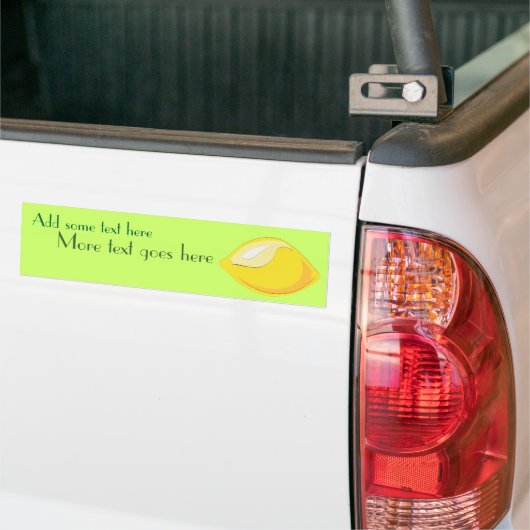 Lemon Bumpersticker (Op Truck)