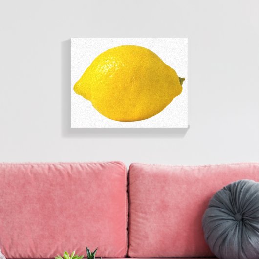 Lemon Canvas Afdruk (Insitu (Woonkamer))