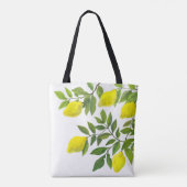 Lemon Canvas tas (Achterkant)