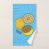 Lemon cartoon illustratie bad handdoek (Handdoek)