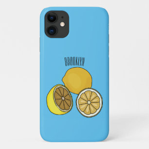 Lemon cartoon illustratie iPhone 11 hoesje