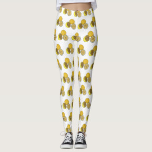 Lemon cartoon illustratie leggings