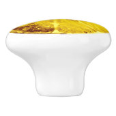 Lemon Ceramic Knob. Keramische Knop (Zijkant)