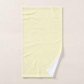 Lemon Chiffon Solid Color Bad Handdoek (Handdoek)