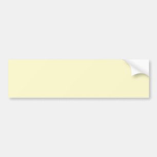 Lemon Chiffon Solid Color Bumpersticker