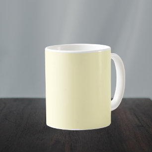 Lemon Chiffon Solid Color Koffiemok