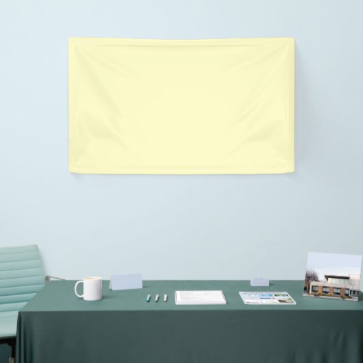 Lemon Chiffon Solid Color Spandoek (Beurs)