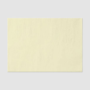 Lemon Chiffon Solid Color Tissuepapier