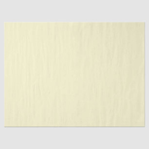 Lemon Chiffon Solid Color Tissuepapier