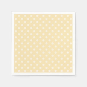 Lemon chiffon yellow polka dots aangepaste luiers servetten