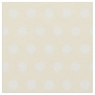 Lemon chiffon yellow polka dots fabric stof