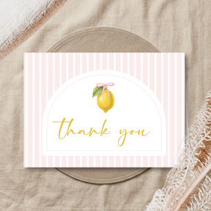 Lemon Ciao Baby Shower Bedankkaart