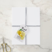 Lemon Citrus Cadeaulabel (Met Touw)