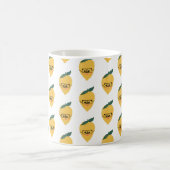 Lemon Citrus Cartoon Pattern Coffee Mok (Center)