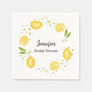 Lemon Citrus en Gold Servet