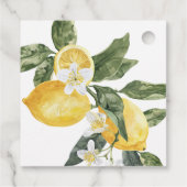 Lemon Citrus Main Squeeze Vrijgezellenfeest Bedankjes Labels (Achterkant)