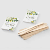 Lemon Citrus Mediterranean Botanical Baby shower Handwaaier (Niet-gemonteerd)