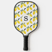 Lemon Citrus Monogram Pickleball Paddle (Achterkant)