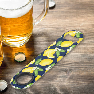 Lemon Citrus Navy Blue Speed Flessenopener