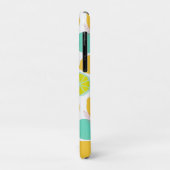 Lemon Citrus Pattern in Blauwgroen Geel Gepersonal Case-Mate iPhone Case (Achterkant/links)