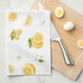 Lemon Citrus Pattern Theedoek (Quarter Fold)