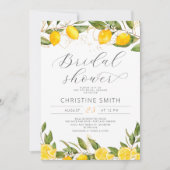 Lemon Citrus Summer Bridal Shower Kaart (Voorkant)