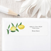 Lemon Citrus - vrijgezellenfeest Etiket (Insitu)