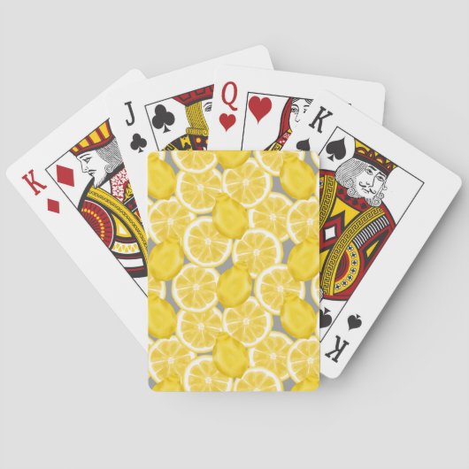 Lemon Cluster Paring-kaarten Pokerkaarten (Achterkant)