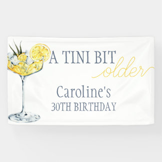 Lemon cocktail A tini bit Older 30th Birthday  Spandoek
