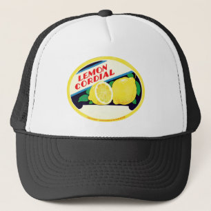 Lemon Cordial Etiket Trucker Pet