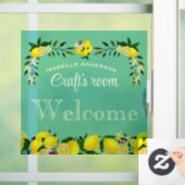 Lemon Craft Aqua Raamsticker (Huis)