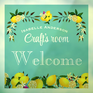 Lemon Craft Aqua Raamsticker