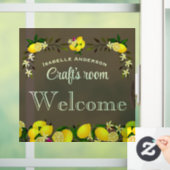 Lemon Craft Asgrijs Raamsticker (Huis)