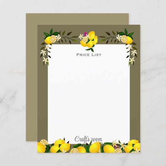 Lemon Craft Ash Grey (Voorkant / Achterkant)