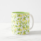 Lemon cup tweekleurige koffiemok (Voorkant rechts)