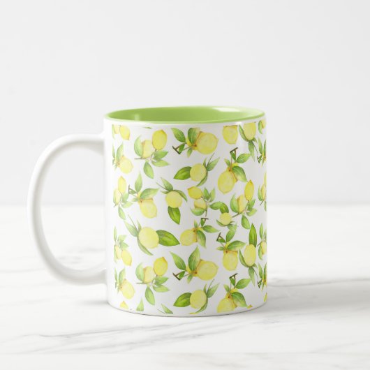 Lemon cup tweekleurige koffiemok (Links)